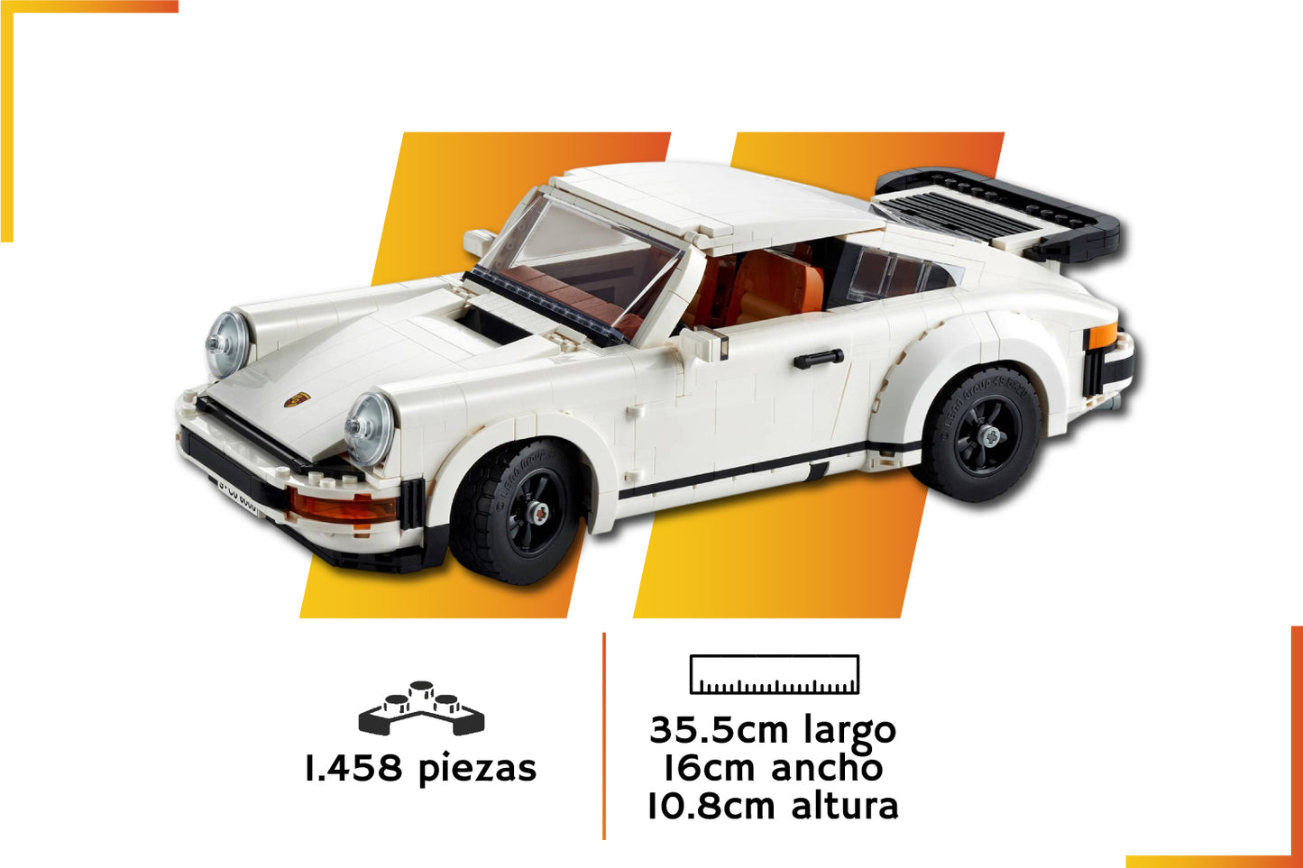 Building Blocks | LEGO Porsche 911 Classic | 1458 pieces
