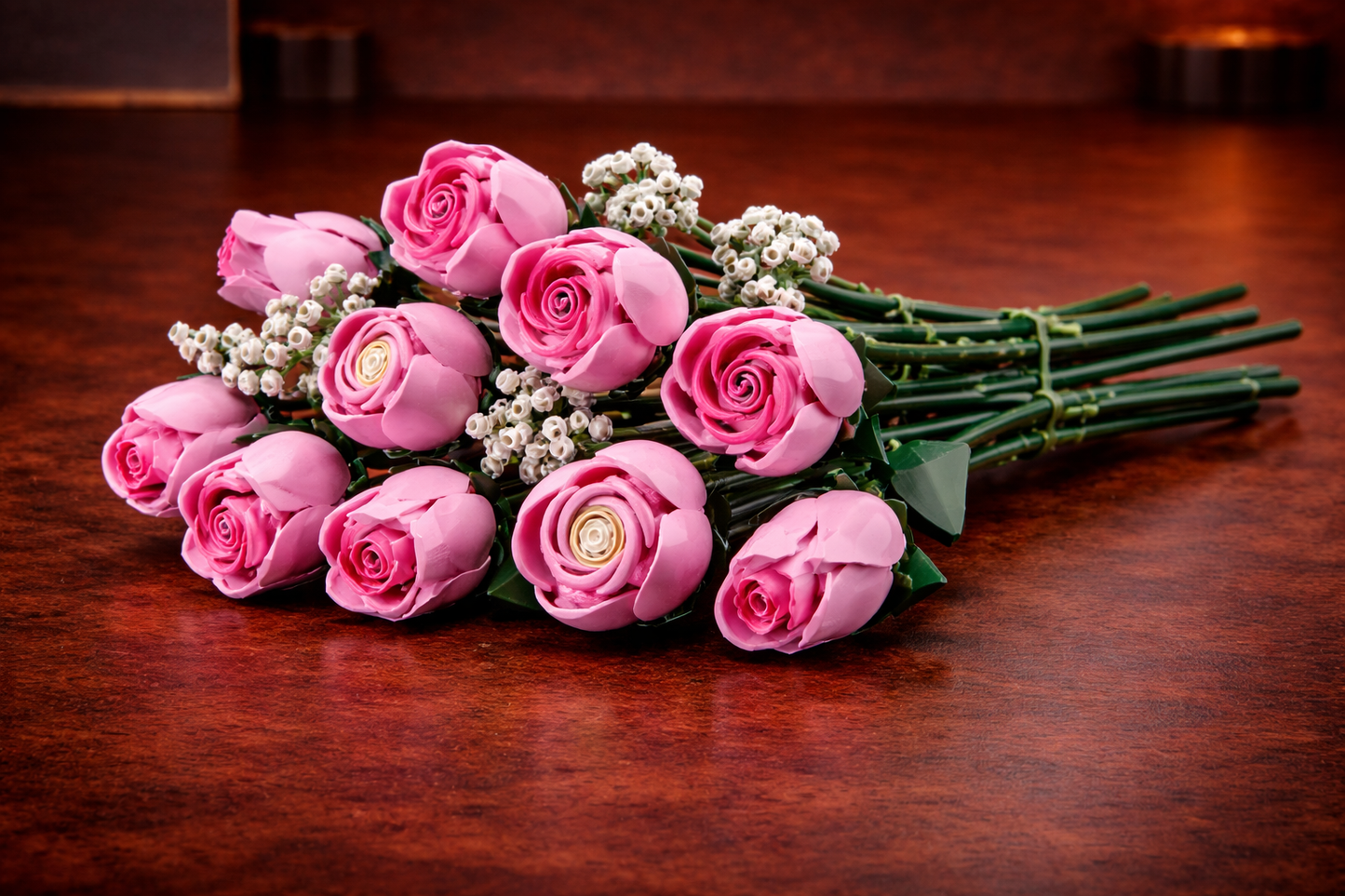 Bloques de construcción | LEGO Botanicals Rosas Rosadas | 789 piezas