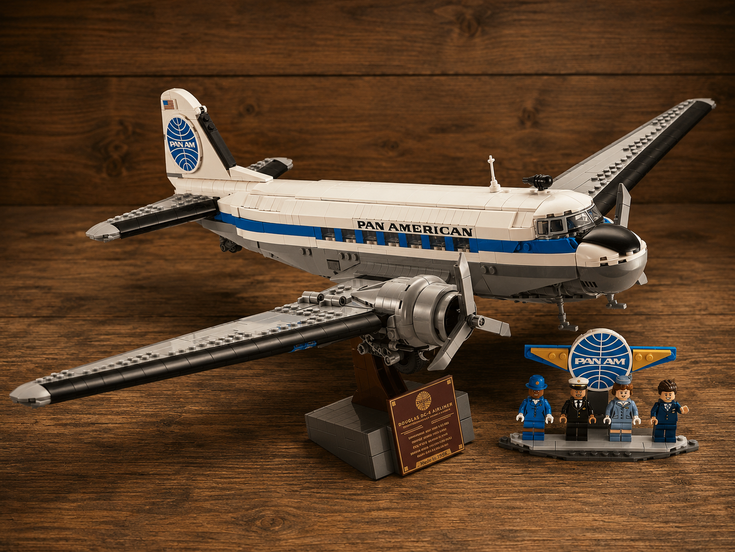 Bloques de construcción | LEGO DC-3 PAN AMERICAN | 1903 piezas