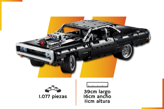 Building Blocks | Dodge Charger Fast & Furious | 1077 Pieces