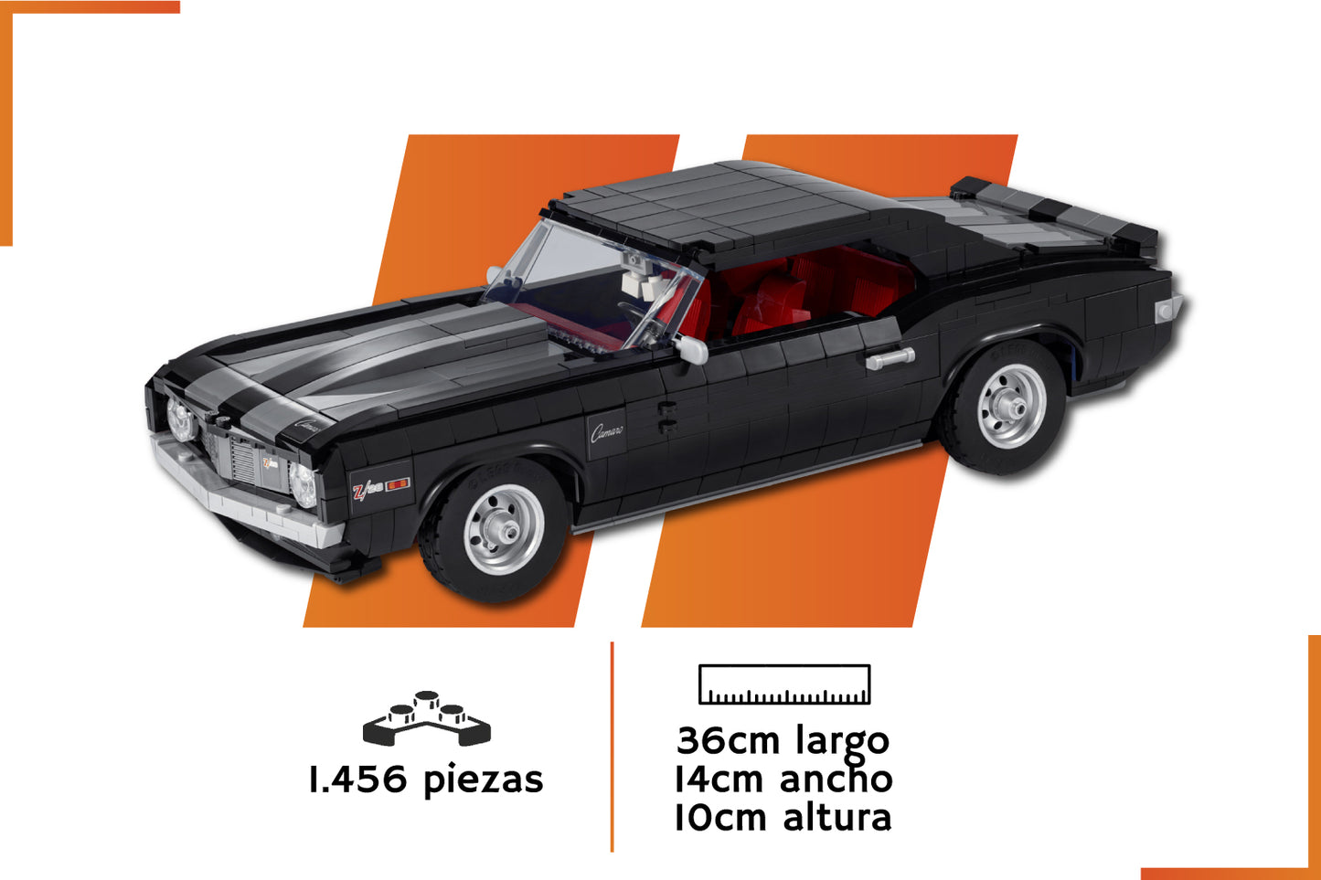 Bloques de construcción | Chevrolet Camaro Z28 | 1456 piezas