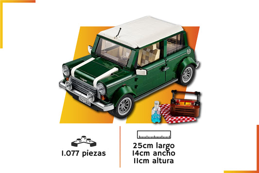 Building Blocks | Mini Cooper | 1077 pieces
