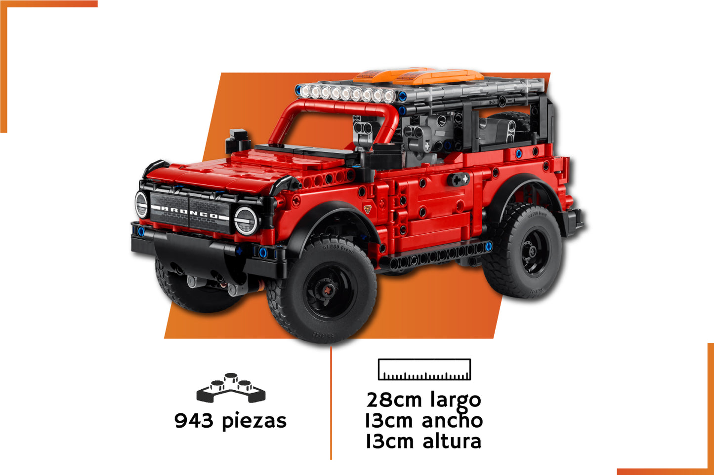Bloques de construcción | Ford Bronco | 943 piezas