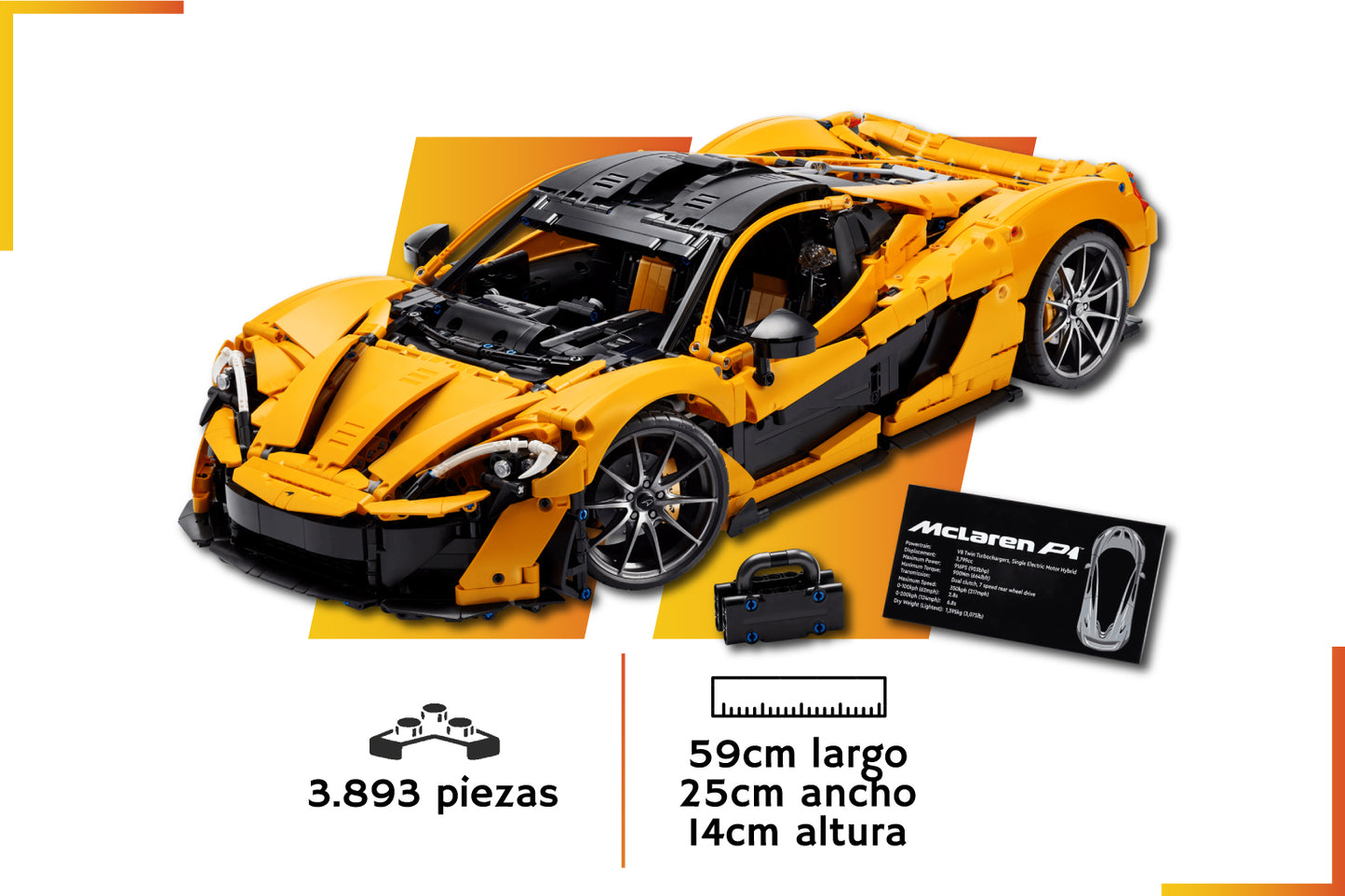 Building blocks | LEGO McLaren P1 | 3893 pieces
