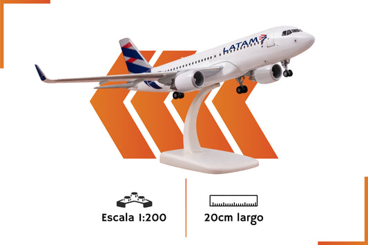 Airbus A320 Latam Airlines | Escala 1:200 | 20 cm