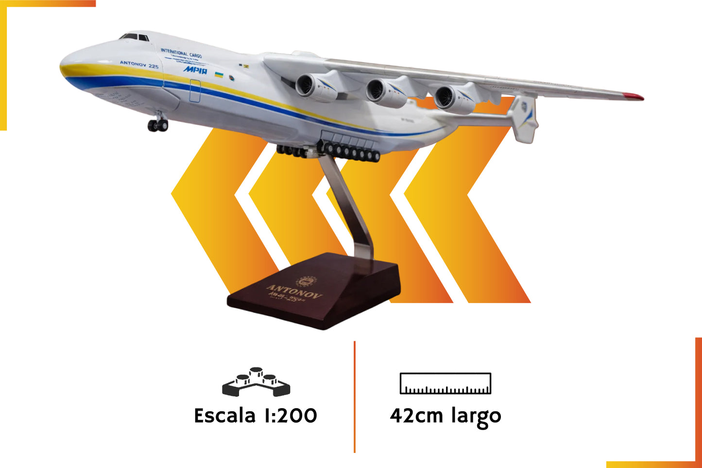 Antonov An-225 Mriya | Scale 1:200 | 42cms