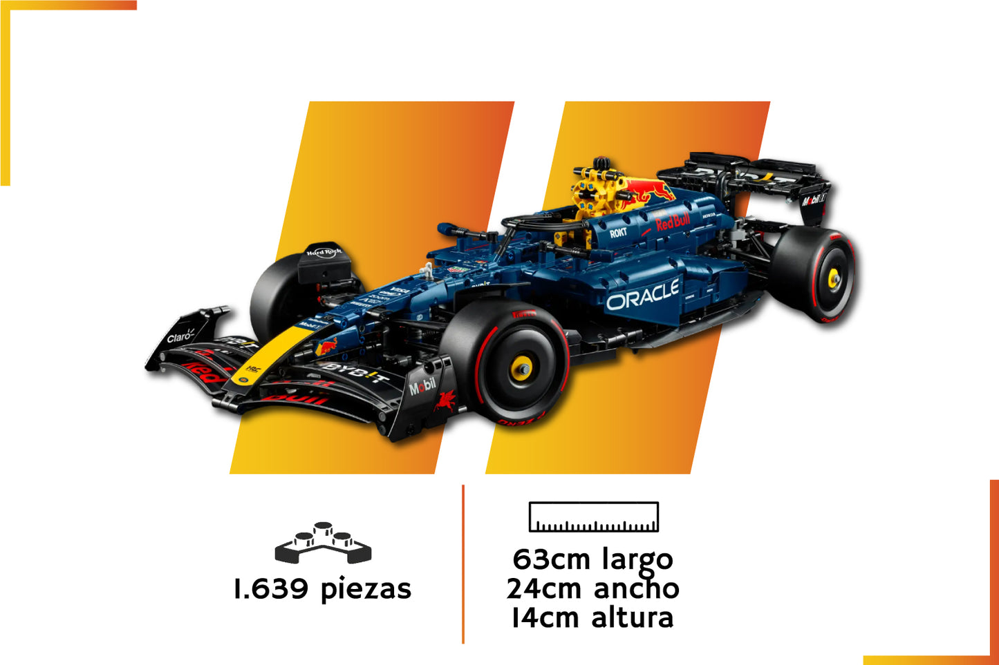 Building Blocks | LEGO F1 Oracle RedBull RB20 | 1639 pieces