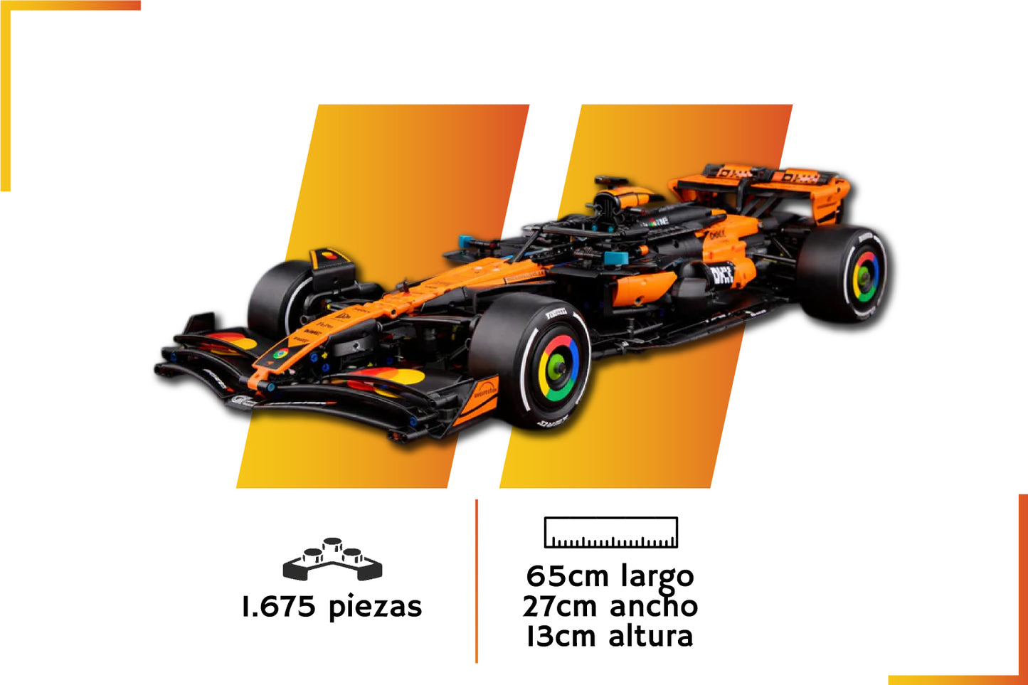 Building Blocks | LEGO F1 McLaren 2025 MCL39 | 1675 Pieces
