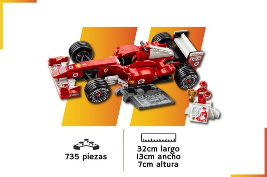 Building Blocks | F1 Ferrari 2004 Michael Schumacher | 735 pieces