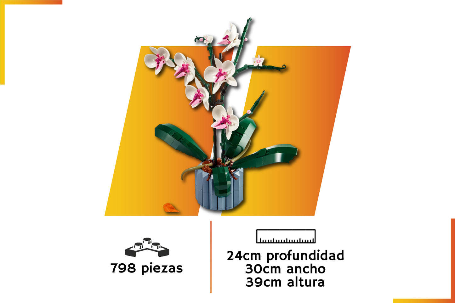 Bloques de construcción | Botanicals Orquídeas | 798 piezas