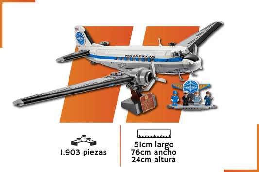 Bloques de construcción | DC-3 PAN AMERICAN | 1903 piezas