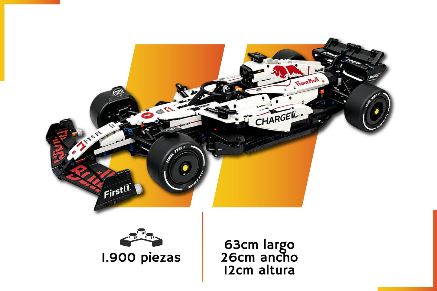 Bloques de construcción | F1 Oracle RedBull RB21 | 1900+ piezas