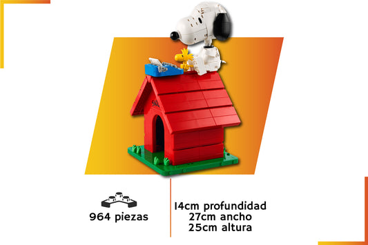 Bloques de construcción | Peanuts: La Caseta de Snoopy | 964 piezas