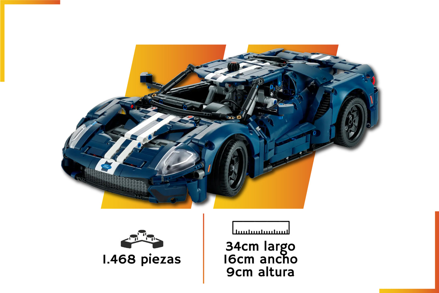 Building Blocks | LEGO Ford GT | 1468 pieces