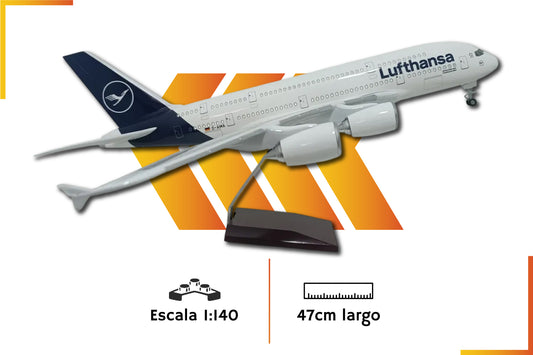 Airbus A380 Lufthansa | Scale 1:140 | 47 cm
