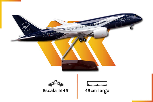Boeing 787 Lufthansa 100 years | Scale 1:145 | 43 cm
