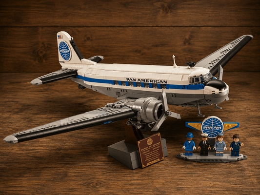 Bloques de construcción | LEGO DC-3 PAN AMERICAN | 1903 piezas