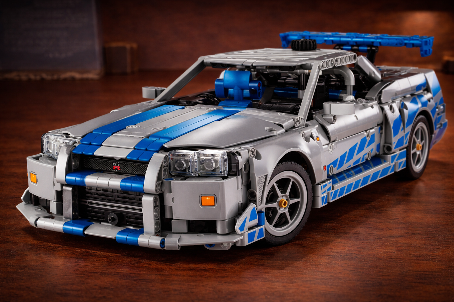 Bloques de construcción | LEGO Nissan Skyline GT34 Fast & Furious | 1410 piezas