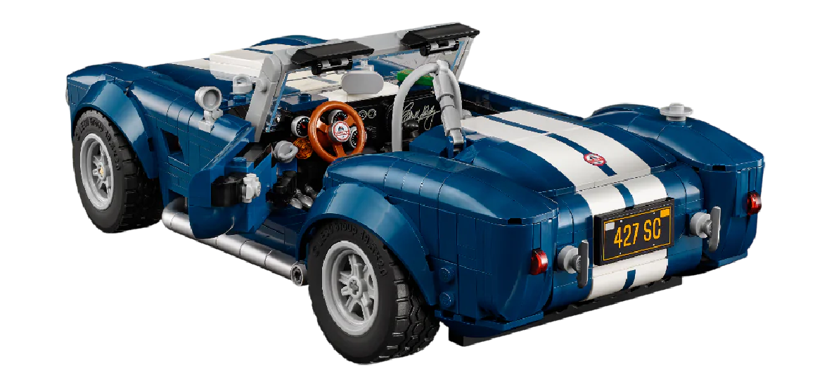 Bloques de construcción | LEGO Shelby Cobra | 1241 piezas